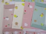 Cute Kawaii Q-Lia Bunny Rabbit Puppy Lemon Letter Sets - Stationery Writing Paper Envelope Penpal Online Hot Sale