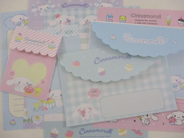 Cute Kawaii Cinnamoroll Letter Sets - Penpal Stationery Writing Paper Envelope - Rare Preowned on Sale