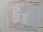 Cute Kawaii Q-Lia Misty Pallete Fruits Strawberry Lemon Letter Sets - Stationery Writing Paper Envelope Penpal Online Sale