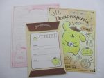 Cute Kawaii Pom Pom Purin Letter Sets - D Cheap