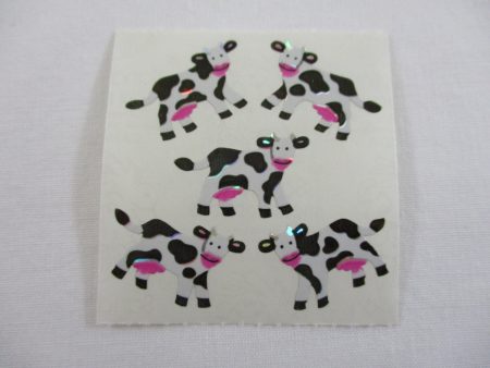 Sandylion Cow Prismatic Sticker Sheet   Module - Vintage & Collectible For Discount