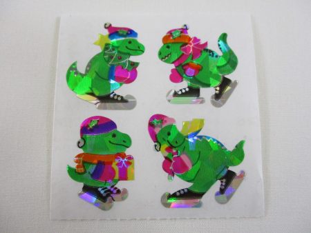 Sandylion Dino Dinosaur Prismatic Sticker Sheet   Module - Vintage & Collectible on Sale