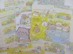 Cute Kawaii San-X Sumikko Gurashi Spring Flower Field Letter Sets - Writing Paper Envelope Stationery Penpal Online Sale