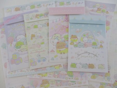 Cute Kawaii San-X Sumikko Gurashi Yochi Baby Letter Sets - A Writing Paper Envelope Stationery Penpal Discount