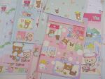 Cute Kawaii San-X Rilakkuma Bear Spa Onsen Letter Sets - Stationery Writing Paper Envelope Online Sale