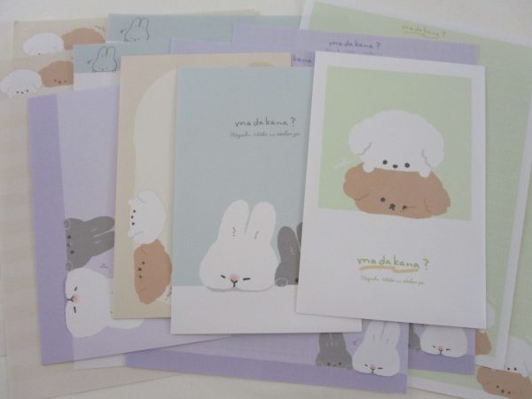 Cute Kawaii Q-lia Dog and Rabbit Letter Sets - Stationery Writing Paper Envelope Cheap