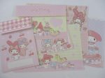 Cute Kawaii My Melody Sweet Smile Letter Sets - Penpal Stationery Writing Paper Envelope Set preowned For Sale