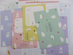 Cute Kawaaii Crux Bear and Rabbit Letter Sets - Stationery Writing Paper Envelope For Cheap