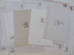 Cute Kawaii Q-Lia Fluffy Bear Bunny Dog Letter Sets - Stationery Writing Paper Envelope Penpal Fashion