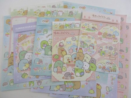 Cute Kawaii San-X Sumikko Gurashi Forest Mushroom Letter Sets - Writing Paper Envelope Stationery Penpal Cheap