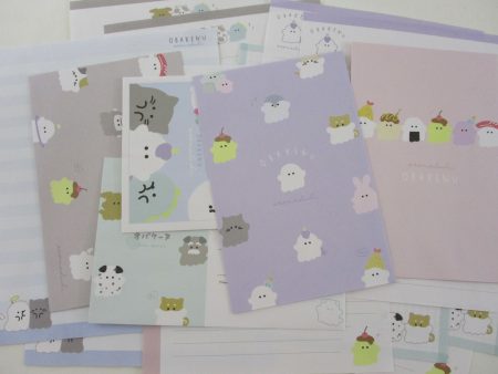 Cute Kawaii Crux Ghost Obakenu Letter Sets Stationery - writing paper envelope Online Hot Sale