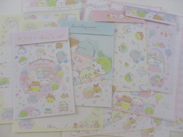 Cute Kawaii San-X Sumikko Gurashi Yochi Baby Letter Sets - B Writing Paper Envelope Stationery Penpal Online Hot Sale