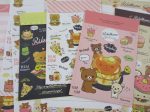 Cute Kawaii San-X Rilakkuma Doughnut Breakfast Cafe Letter Sets - Stationery Writing Paper Envelope For Sale