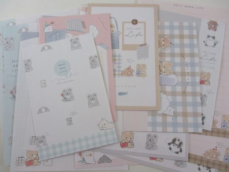 Cute Kawaii Crux Bear Rabbit Petit Kuma Letter Sets - Stationery Writing Paper Envelope Penpal Sale