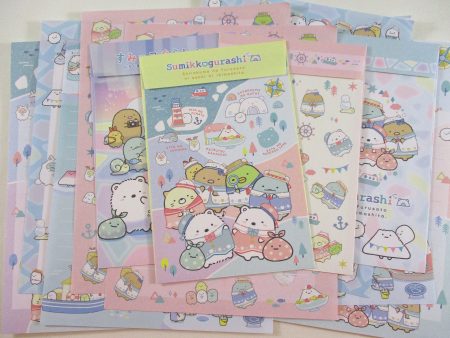 Cute Kawaii San-X Sumikko Gurashi Polar Visit B Letter Sets - Writing Paper Envelope Stationery Penpal Gift For Discount