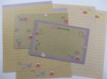 Cute Kawaii Q-Lia Hecho Collection Letter Sets - Writing Paper Envelope Stationery on Sale