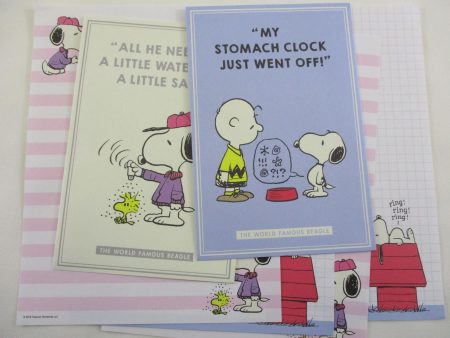 Peanuts Snoopy Letter Sets - C - Stationery Writing Paper Envelope For Sale