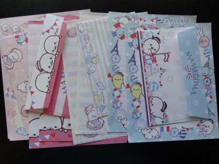 Cute Kawaii San-X Mamegoma Sailor Seals Letter Sets Online now