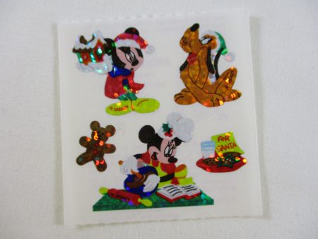 Sandylion Disney Mickey Mouse Glitter Sticker Sheet   Module - Vintage & Collectible - H - Scrapbooking Hot on Sale