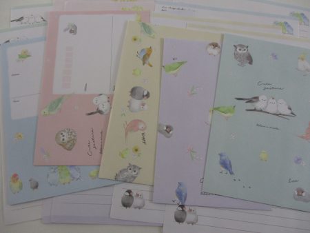 Cute Kawaii Crux Bird Cute Gesture Letter Sets - Stationery Writing Paper Envelope Penpal Online Sale