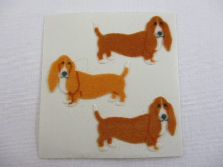 Sandylion Dog Fuzzy Sticker Sheet   Module - Vintage & Collectible For Discount