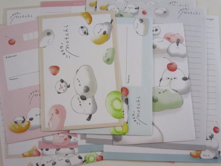 Cute Kawaaii Crux Motchi Birds Letter Sets - Stationery Writing Paper Envelope Gift For Sale