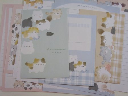 Cute Kawaaii Crux Cat Howamoco Nyanko Letter Sets - Stationery Writing Paper Envelope Gift Cheap