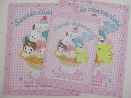 Cute Kawaii Sanrio Characters Pochacco My Melody Kuromi Purin Cinnamoroll Letter Set 2023 - Writing Papers Envelope Online Hot Sale