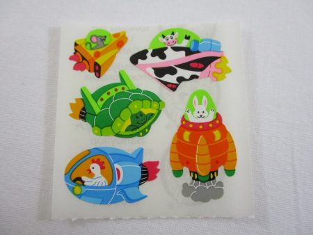 Sandylion Animal Astronaut Space Craft Sticker Sheet   Module - Vintage & Collectible Online Sale