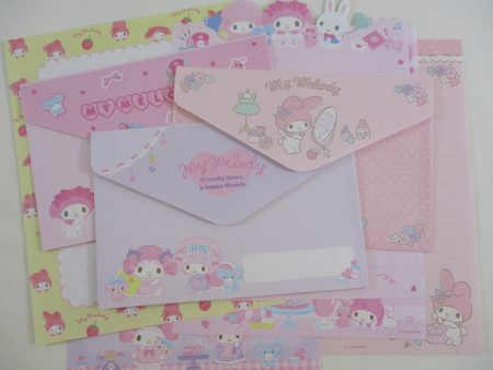 Cute Kawaii Sanrio My Melody  Letter Sets - Writing Paper Envelope Stationery Cheap