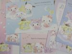 Cute Kawaii Sanrio Characters Hello Kitty Kuromi My Melody Purin Pochacco 2024 Letter Sets - Writing Paper Envelope Stationery on Sale