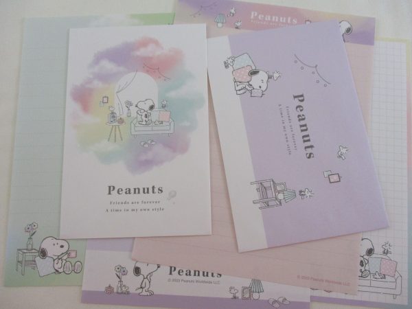 Peanuts Snoopy A time in my own Style Letter Sets - Stationery Writing Paper Envelope Supply