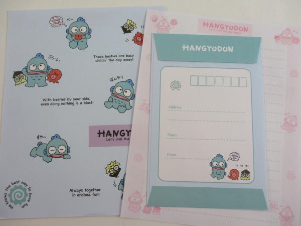 Cute Kawaii Sanrio Hangyodon Letter Set 2023 - Writing Papers Envelope Online now