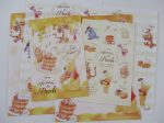 Cute Kawaii Winnie The Pooh Honey Bear Letter Sets B - Writing Paper Envelope Stationery Supply