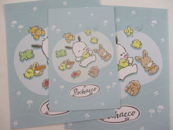 Cute Kawaii Sanrio Pochacco Letter Set 2023 - Writing Papers Envelope Fashion